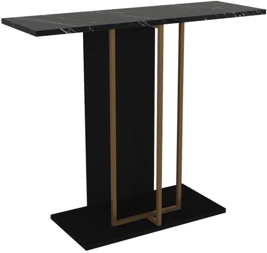 Modern Entryway Console Table with Storage
