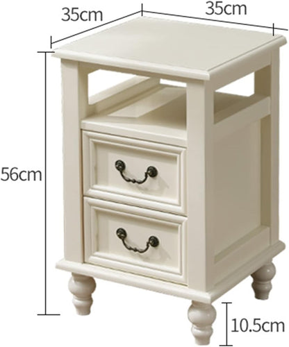 Minimalist Bedside Table with Drawer Storage