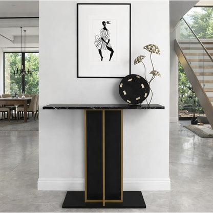 Modern Entryway Console Table with Storage