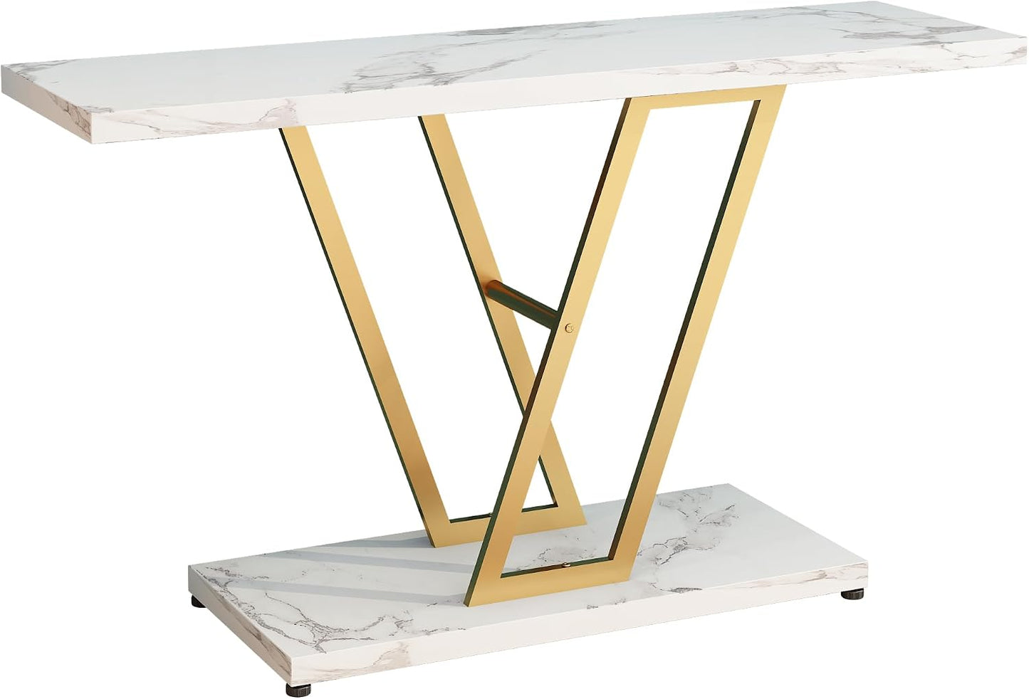 Industrial Console Table – Slim Entryway Accent Table