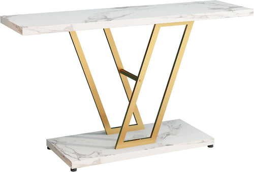Industrial Console Table – Slim Entryway Accent Table