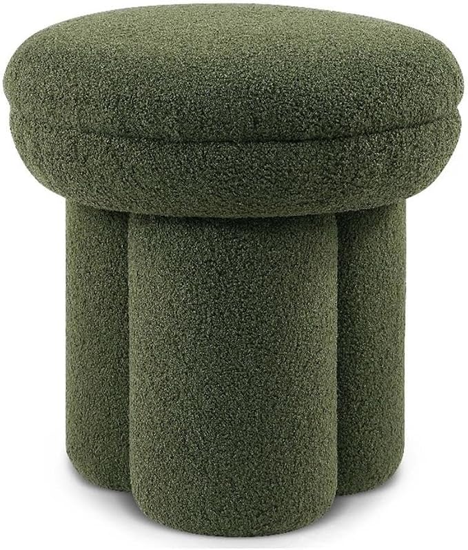 Modern Mushroom Accent Chair with Plush Upholstery