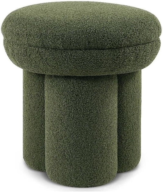 Modern Mushroom Accent Chair with Plush Upholstery