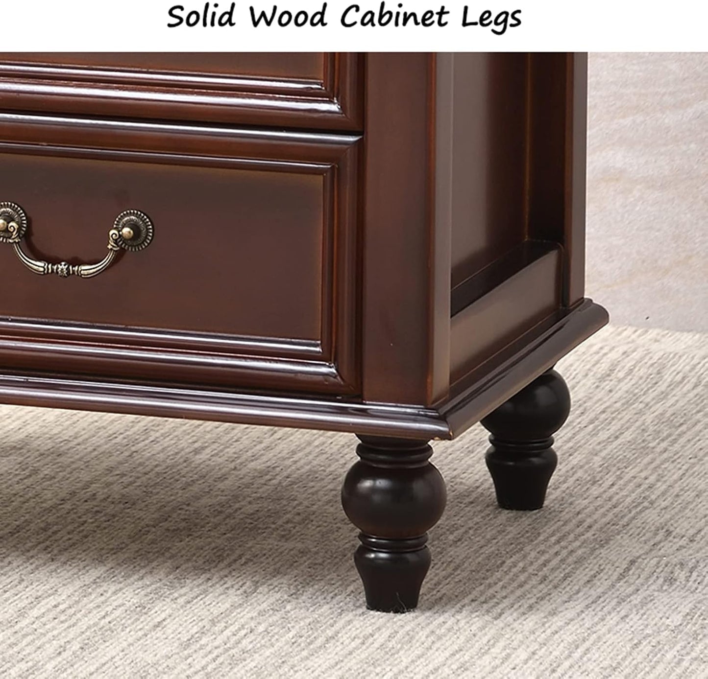 Minimalist Bedside Table with Drawer Storage