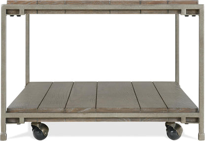 Modern 3-Piece Living Room Table Set with Storage Shelf