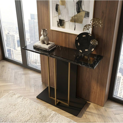 Modern Entryway Console Table with Storage