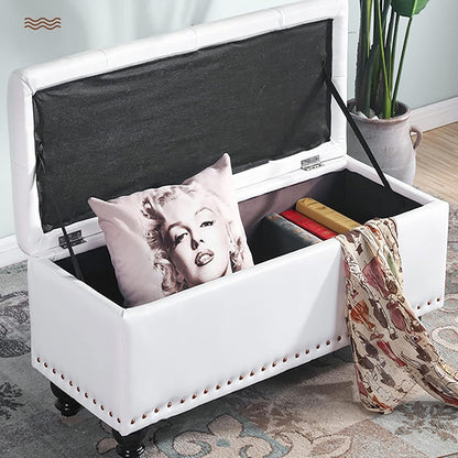 Modern Upholstered Ottoman Bench for Living Space