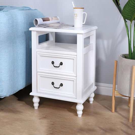 Minimalist Bedside Table with Drawer Storage