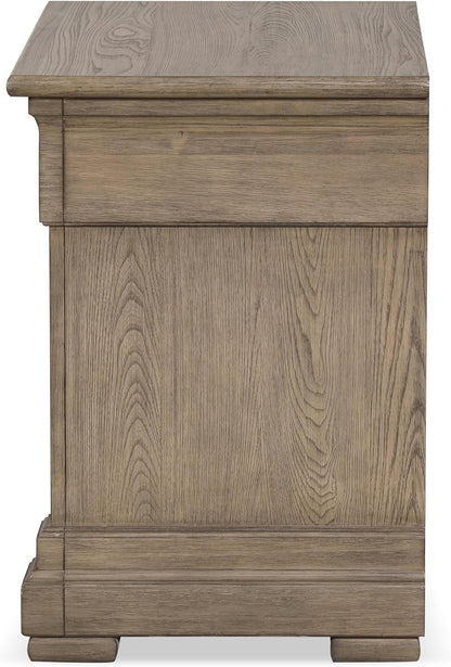Modern Nightstand with Storage Drawers