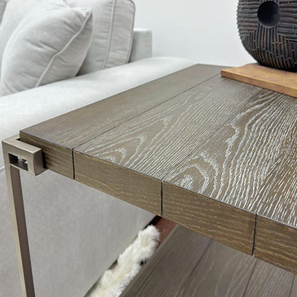 Modern 3-Piece Living Room Table Set with Storage Shelf