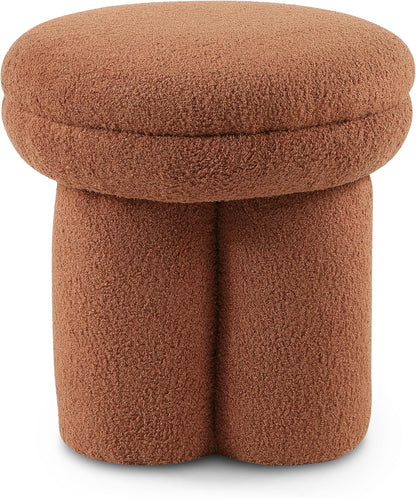 Modern Mushroom Accent Chair with Plush Upholstery