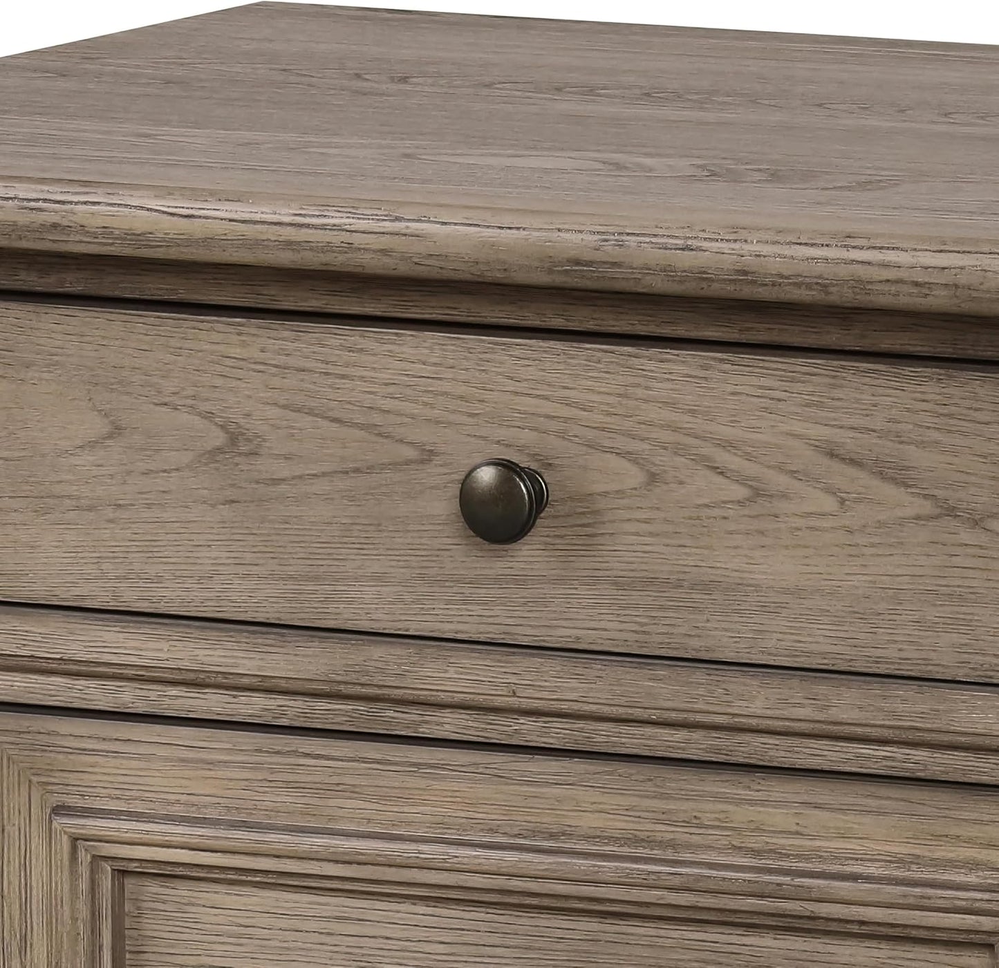 Modern Nightstand with Storage Drawers