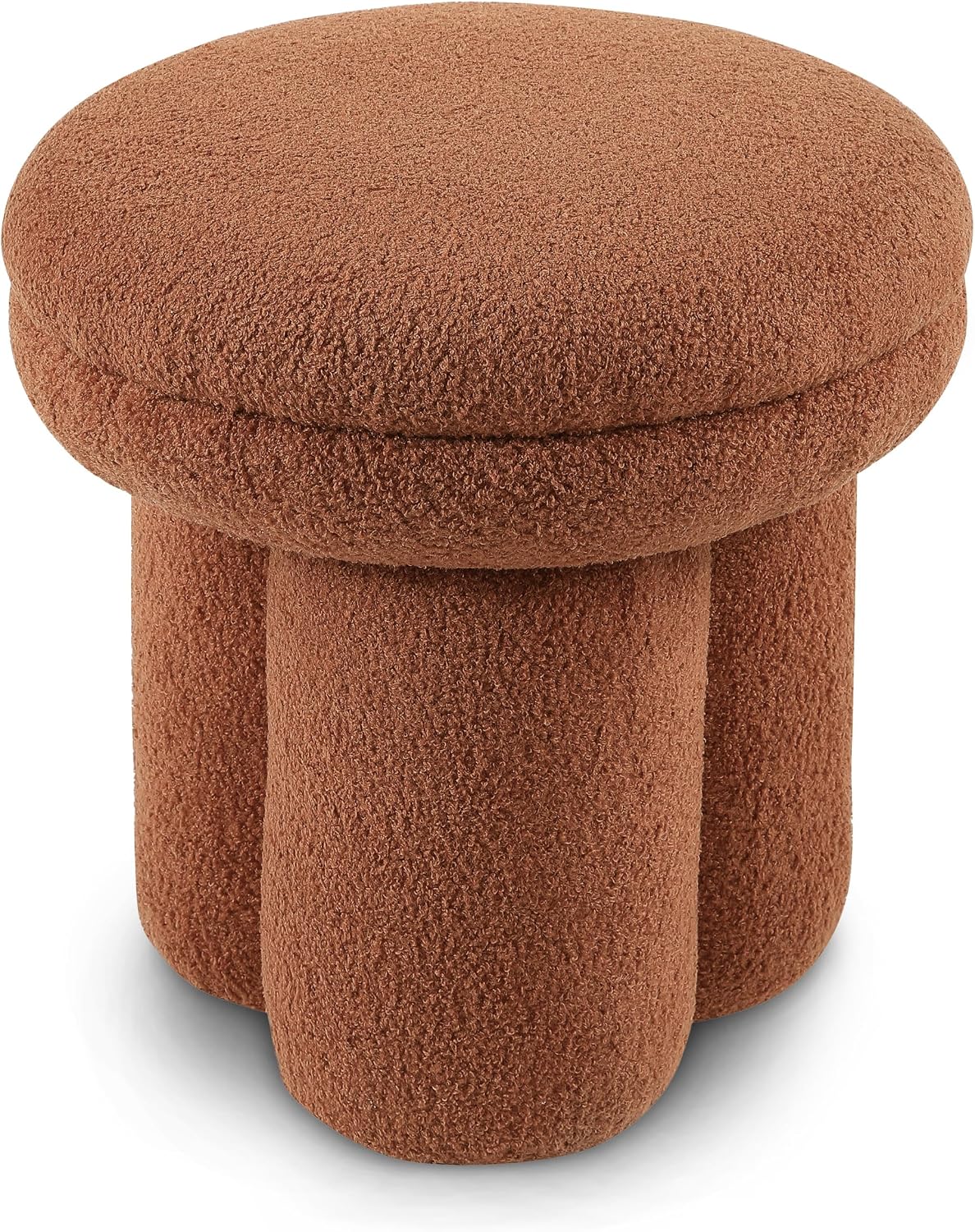 Modern Mushroom Accent Chair with Plush Upholstery