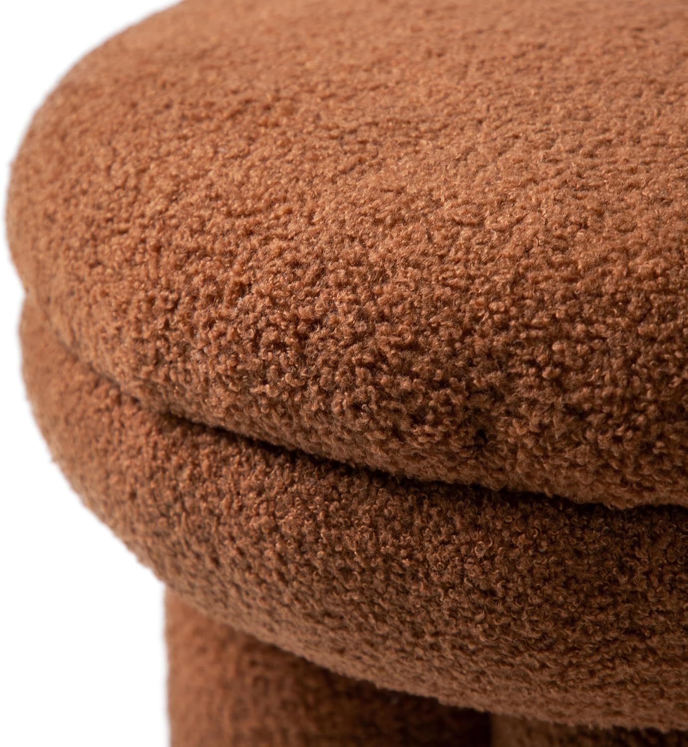 Modern Mushroom Accent Chair with Plush Upholstery