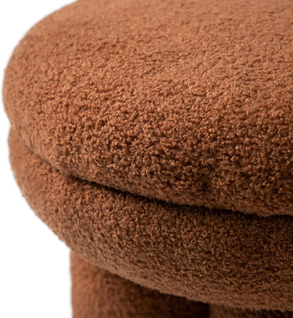 Modern Mushroom Accent Chair with Plush Upholstery